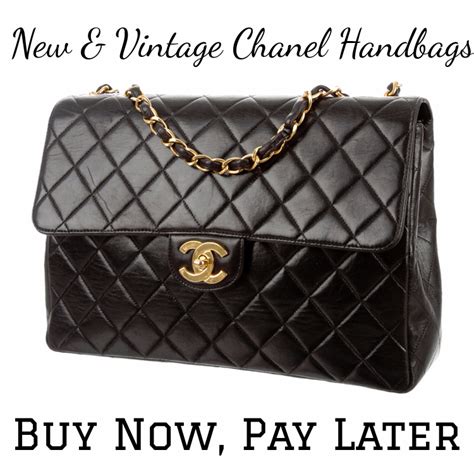 chanel buy now pay later|french chanel for sale.